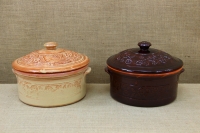 Clay Casserole 8 Liters Brown Ninth Depiction