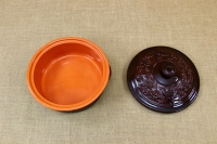 Clay Dutch Oven 4 Liters Brown Fourth Depiction