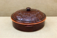 Clay Dutch Oven 10 Liters Brown Second Depiction