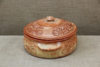 Clay Dutch Oven Curved 7.5 Liters Beige Third Depiction