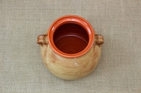 Clay Crock Pot 4 Liters Beige Fourth Depiction
