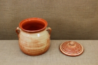 Clay Crock Pot Handmade 14 Liters Beige Third Depiction