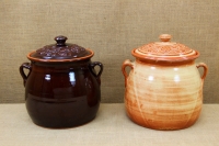 Clay Crock Pot Handmade 14 Liters Beige Ninth Depiction