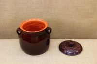 Clay Crock Pot Handmade 14 Liters Brown Third Depiction