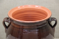 Clay Crock Pot Handmade 14 Liters Brown Fifth Depiction