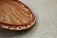 Πήλινο Καπάκι Στρόγγυλο Ανάγλυφο 34.5 εκ. Μπεζ Απεικόνιση Τέταρτη