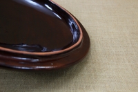 Πήλινο Καπάκι Στρόγγυλο Ανάγλυφο 40.5 εκ. Καφέ Απεικόνιση Έκτη