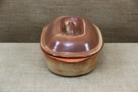 Clay Dutch Oven Oval 5 Liters Beige Second Depiction