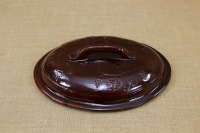Clay Dutch Oven Oval 2.2 Liters Brown Seventh Depiction