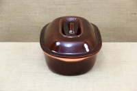 Clay Dutch Oven Oval 5 Liters Brown Second Depiction
