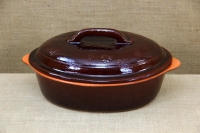 Clay Dutch Oven Oval 6 Liters Brown First Depiction