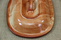 Clay Lid Oval 38.5 cm Beige Third Depiction