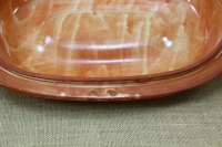 Clay Lid Oval 38.5 cm Beige Fourth Depiction