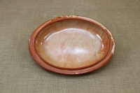 Clay Lid Oval Relief 41 cm Beige Second Depiction