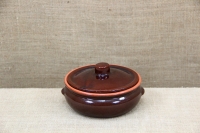 Clay Cocotte - One Pot Meal Curved Brown with Lid First Depiction