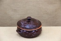 Clay Dutch Oven Curved 4.5 Liters Brown Second Depiction