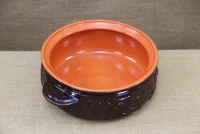 Clay Dutch Oven Curved 4.5 Liters Brown Third Depiction