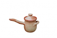 Clay Coffee Pot Beige No2 with Clay Lid Twelfth Depiction
