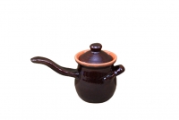 Clay Coffee Pot Brown No2 with Clay Lid Twelfth Depiction