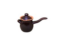 Clay Coffee Pot Brown No2 with Clay Lid Twenty-fifth Depiction