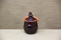 Clay Coffee Pot Brown No2 with Clay Lid Second Depiction