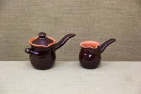 Clay Coffee Pot Brown No2 with Clay Lid Eighth Depiction