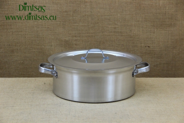 Aluminium Round Baking Pan Professional No50 30 liters