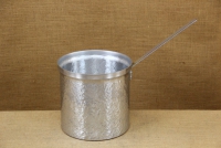 Aluminium Bain Marie Pot Hammered No26 12 liters Second Depiction