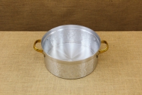 Aluminium Round Baking Pan Hammered No32 10 liters Second Depiction