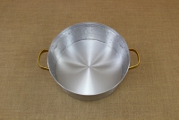 Aluminium Round Baking Pan Hammered No36 12 liters Third Depiction
