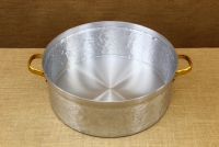 Aluminium Round Baking Pan Hammered No45 24 liters Second Depiction
