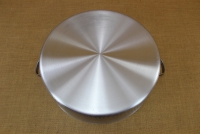 Aluminium Round Baking Pan Hammered No50 30 liters Fourth Depiction