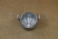 Aluminium Fryer Pot Professional No26 7 liters with Tinned Frying Basket Fifth Depiction