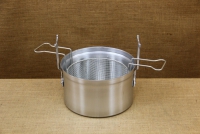 Aluminium Fryer Pot Professional No28 9 liters with Tinned Frying Basket First Depiction
