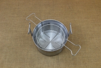 Aluminium Fryer Pot Professional No28 9 liters with Tinned Frying Basket Sixth Depiction