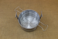 Aluminium Fryer Pot Professional No30 12.5 liters with Tinned Frying Basket Sixth Depiction