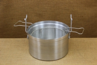 Aluminium Fryer Pot Professional No32 15 liters with Tinned Frying Basket First Depiction