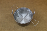 Aluminium Fryer Pot Professional No32 15 liters with Tinned Frying Basket Sixth Depiction