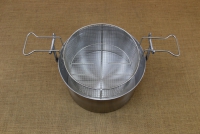Aluminium Fryer Pot Professional No34 18 liters with Tinned Frying Basket Fifth Depiction