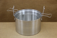 Aluminium Fryer Pot Professional No36 21 liters with Tinned Frying Basket First Depiction