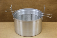 Aluminium Fryer Pot Professional No38 25 liters with Tinned Frying Basket First Depiction