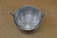Aluminium Fryer Pot Professional No38 25 liters with Tinned Frying Basket Sixth Depiction