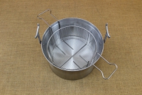 Aluminium Fryer Pot Professional No34 18 liters with Stainless Steel Frying Basket Sixth Depiction