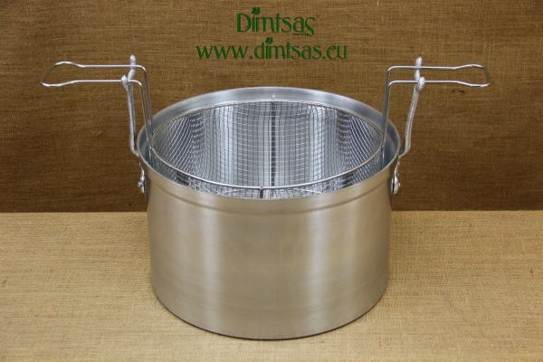 Aluminium Fryer Pot Professional No36 21 liters with Stainless Steel Frying Basket