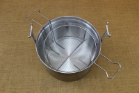 Aluminium Fryer Pot Professional No36 21 liters with Stainless Steel Frying Basket Sixth Depiction