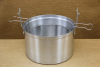 Aluminium Fryer Pot Professional No38 25 liters with Stainless Steel Frying Basket First Depiction