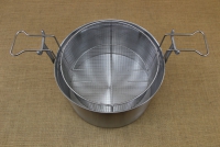 Aluminium Fryer Pot Professional No38 25 liters with Stainless Steel Frying Basket Fifth Depiction