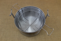 Aluminium Fryer Pot Professional No38 25 liters with Stainless Steel Frying Basket Sixth Depiction