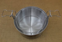 Aluminium Fryer Pot Professional No40 28 liters with Stainless Steel Frying Basket Fifth Depiction