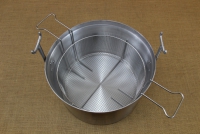 Aluminium Fryer Pot Professional No40 28 liters with Stainless Steel Frying Basket Sixth Depiction